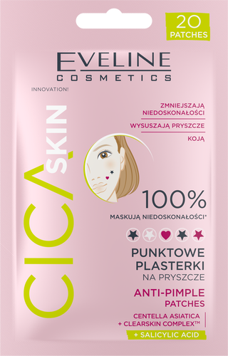 Eveline Cica Skin Anti-Pimple Punktowe Plasterki na Pryszcze 1 Sztuka