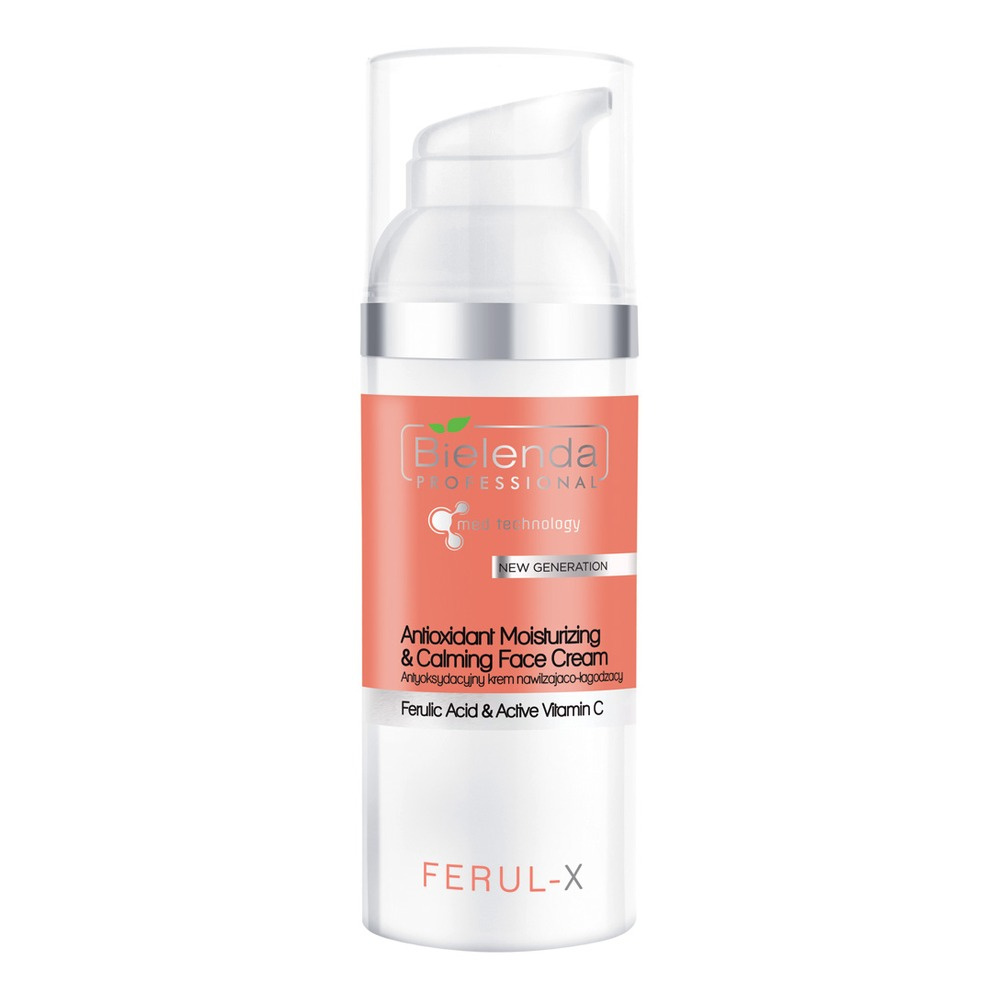 Bielenda Professional Ferul-X Antyoksydacyjny Nawilżająco Łagodzący Krem do Twarzy 50ml