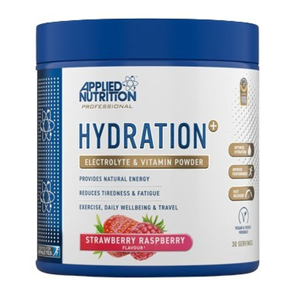 Applied Nutrition Hydration+ Elektrolity, Truskawka i malina 240g