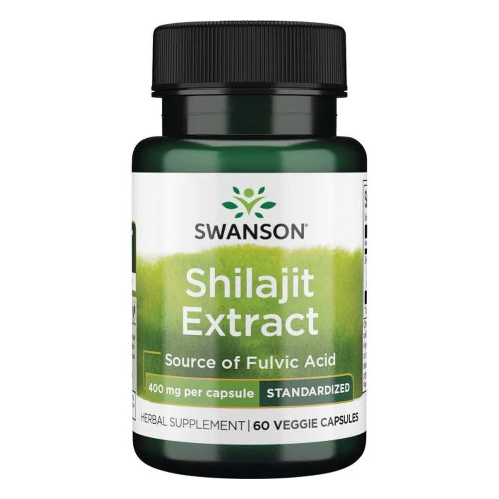 Swanson Shilajit Extract 400mg 60 Kapsułek
