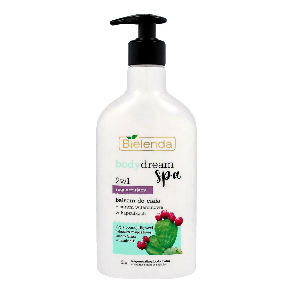 Bielenda Body Dream 2w1 Regenerujący Balsam do Ciała + Serum Witaminowe w Kapsułkach 350ml