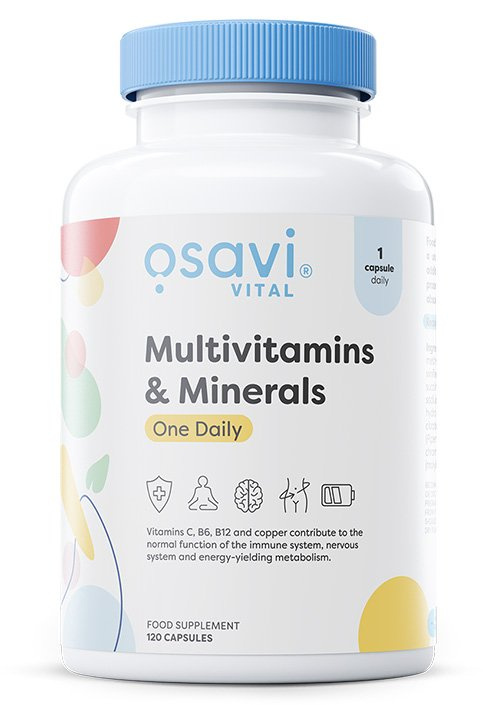 Osavi Multivitamins & Minerals One Daily for Health and Vitality 120 Capsules