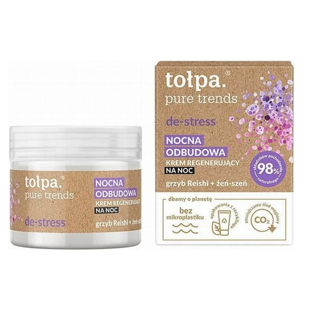 Tolpa Pure Trends De Stress Regenerating Soothing Night Cream 50ml