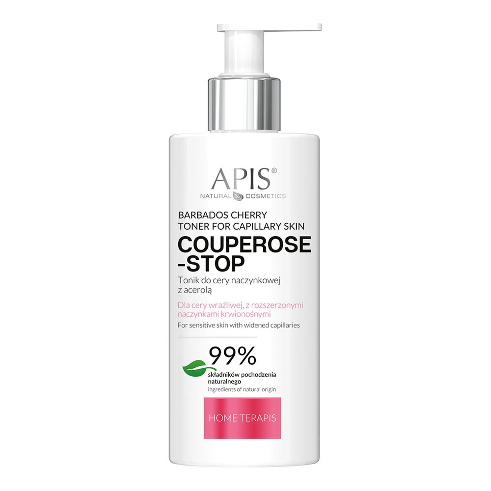 Apis Couperose-Stop Home terApis Tonik dla Cery Naczynkowej i Wrażliwej z Acerolą 300ml