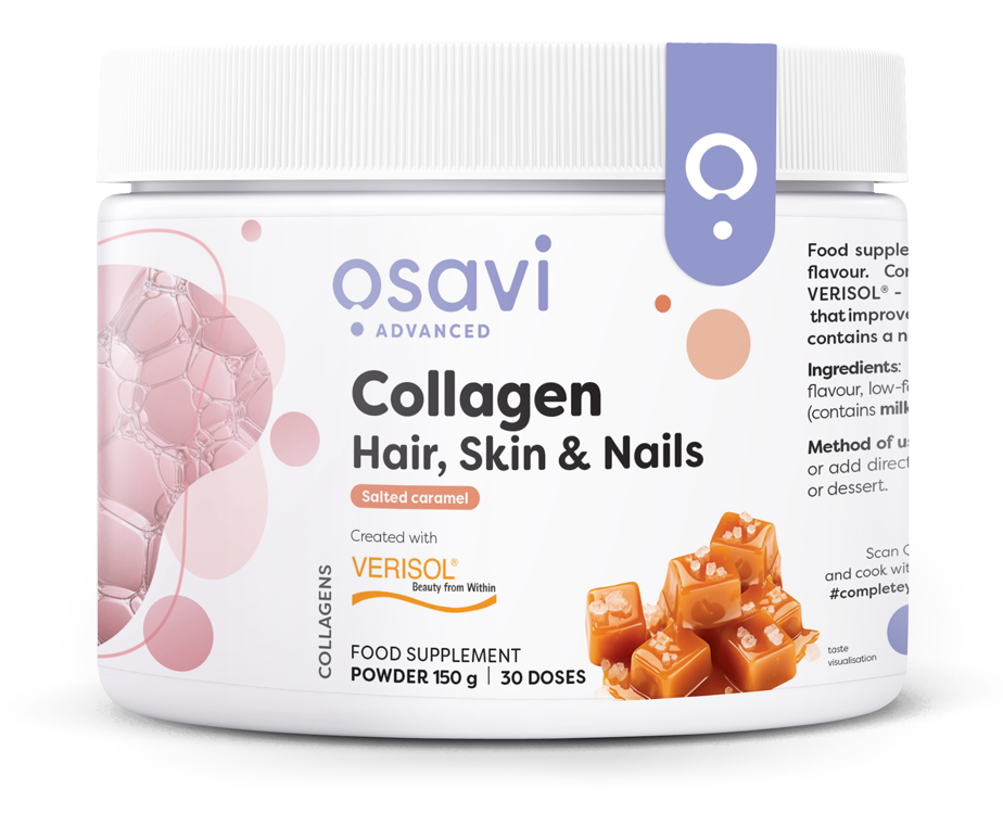 Osavi Collagen Peptides Salted Caramel 150g for Hair Skin and Nails
