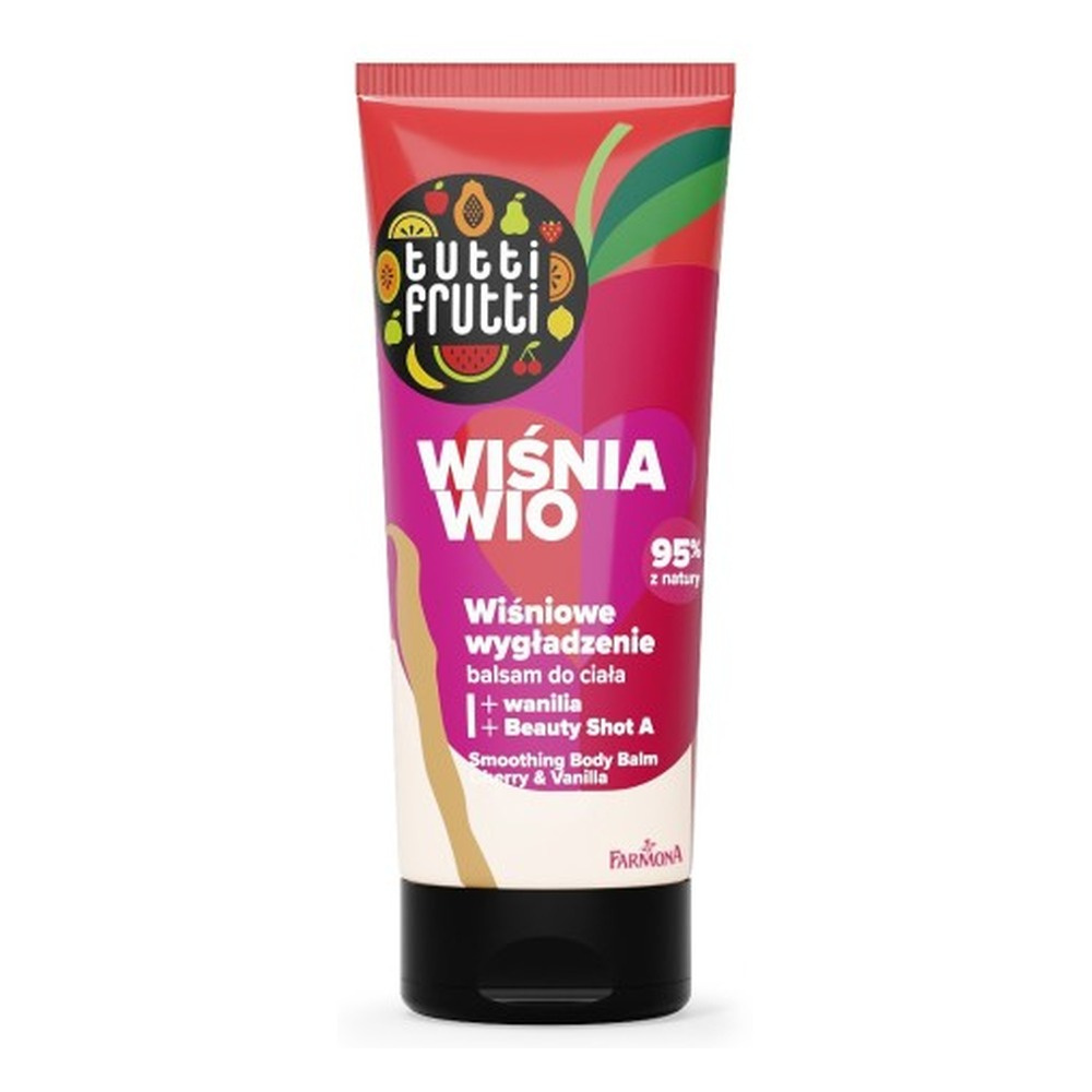 Tutti Frutti Wiśnia Wio Wiśniowe Wygładzenie Balsam do Ciała 200ml