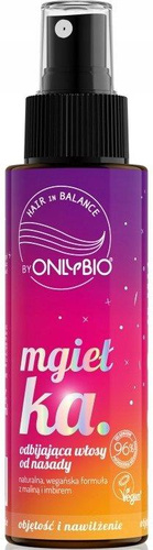 OnlyBio Mgiełka Odbijająca Włosy od Nasady z Maliną i Imbirem 100ml