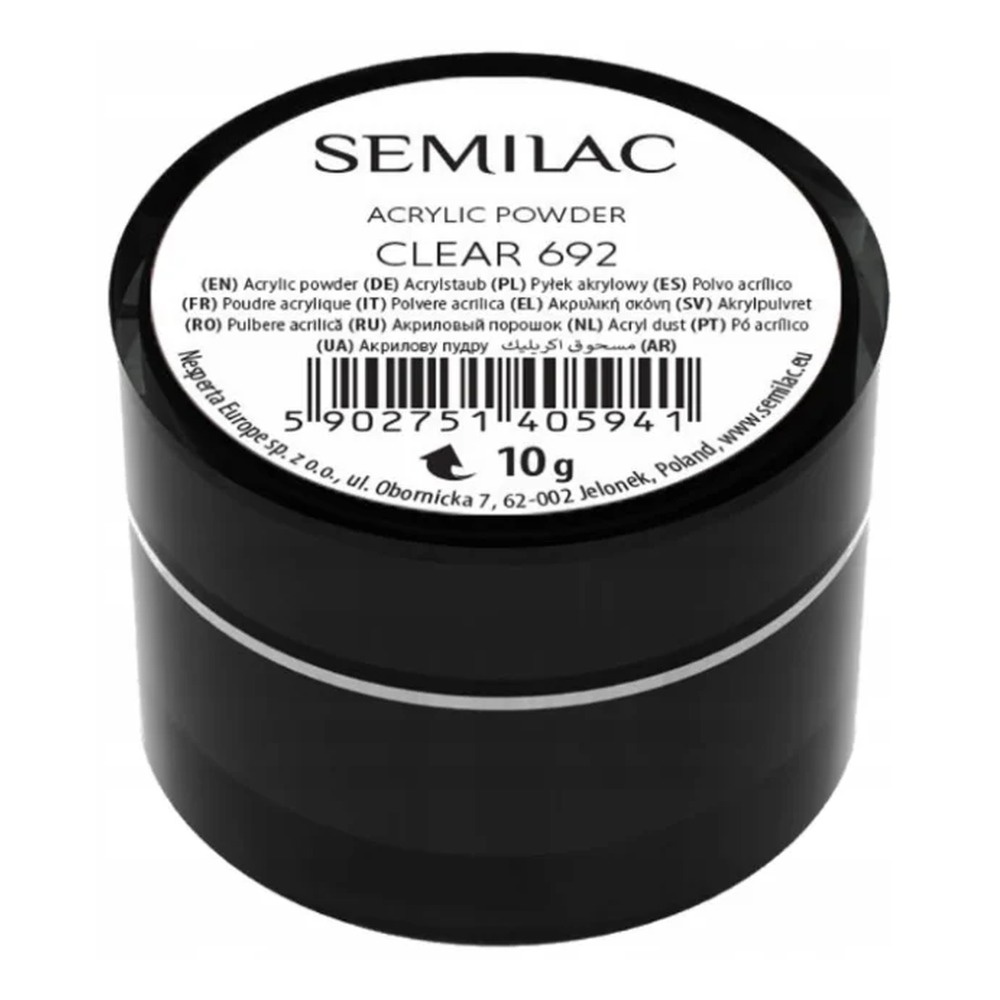 Semilac 692 Acrylic Powder Clear 10g