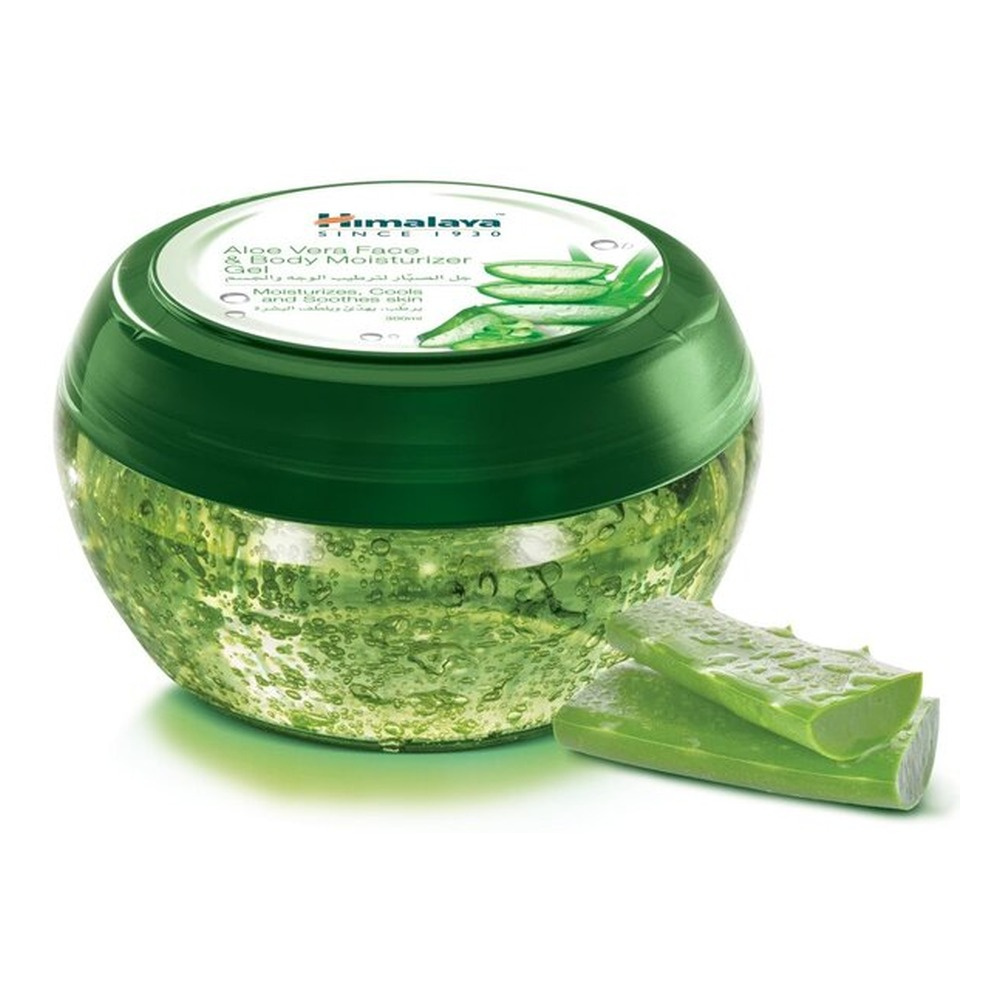 Himalaya Aloe Vera Nawilżający Żel do Twarzy i Ciała Na Ukojenie i Chłodzenie Skóry 300ml