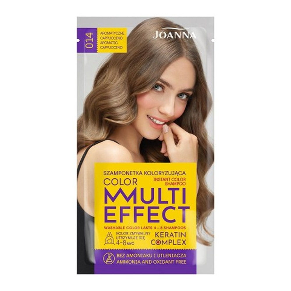 Joanna Multi Effect Szamponetka Koloryzująca 014 Aromatyczne Cappuccino 35g