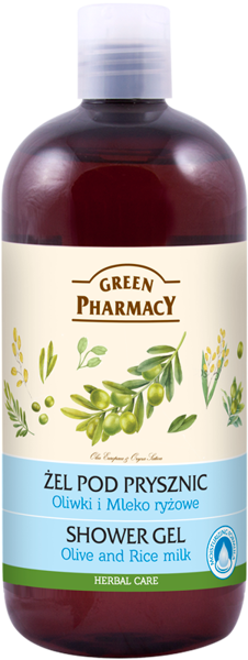 Green Pharmacy Shower Gel Olives and Rice Milk 500ml