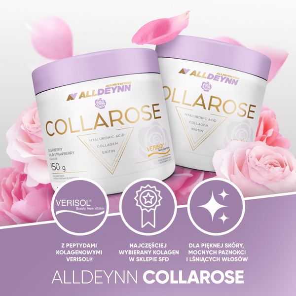 AllDeynn CollaRose Hydrolizat Kolagenu Raspberry Wild Strawberry 150g