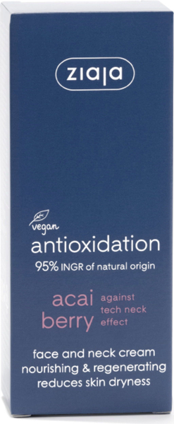 Ziaja Acai Berries Regenerating Face and Neck Cream Sensitive Skin 50ml
