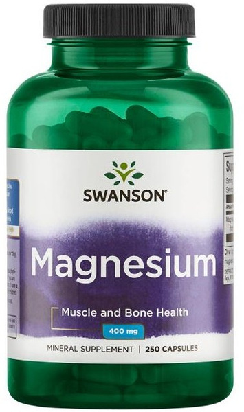 Swanson Magnesium 200mg 250 Capsules