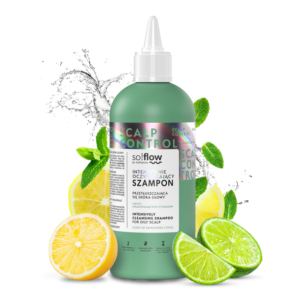 So!flow Scalp Control Intensywnie Oczyszczający Szampon do Skóry Głowy 200ml