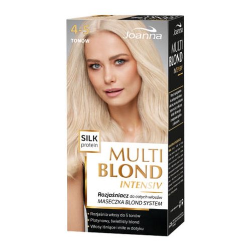 Joanna Multi Blond Intensiv Rozjaśniacz do Całych Włosów 4 - 5 Tonów 1 Sztuka
