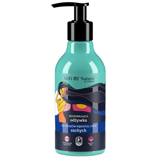 Gift of Nature Regenerating Moisturizes Jasmine Dry Hair Conditioner Vegan 300ml