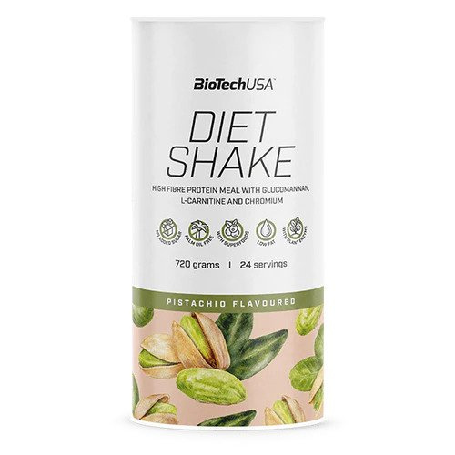 BioTechUSA Diet Shake Pistacjowy Koktajl Białkowy w Proszku na Kontrolę Wagi 720g