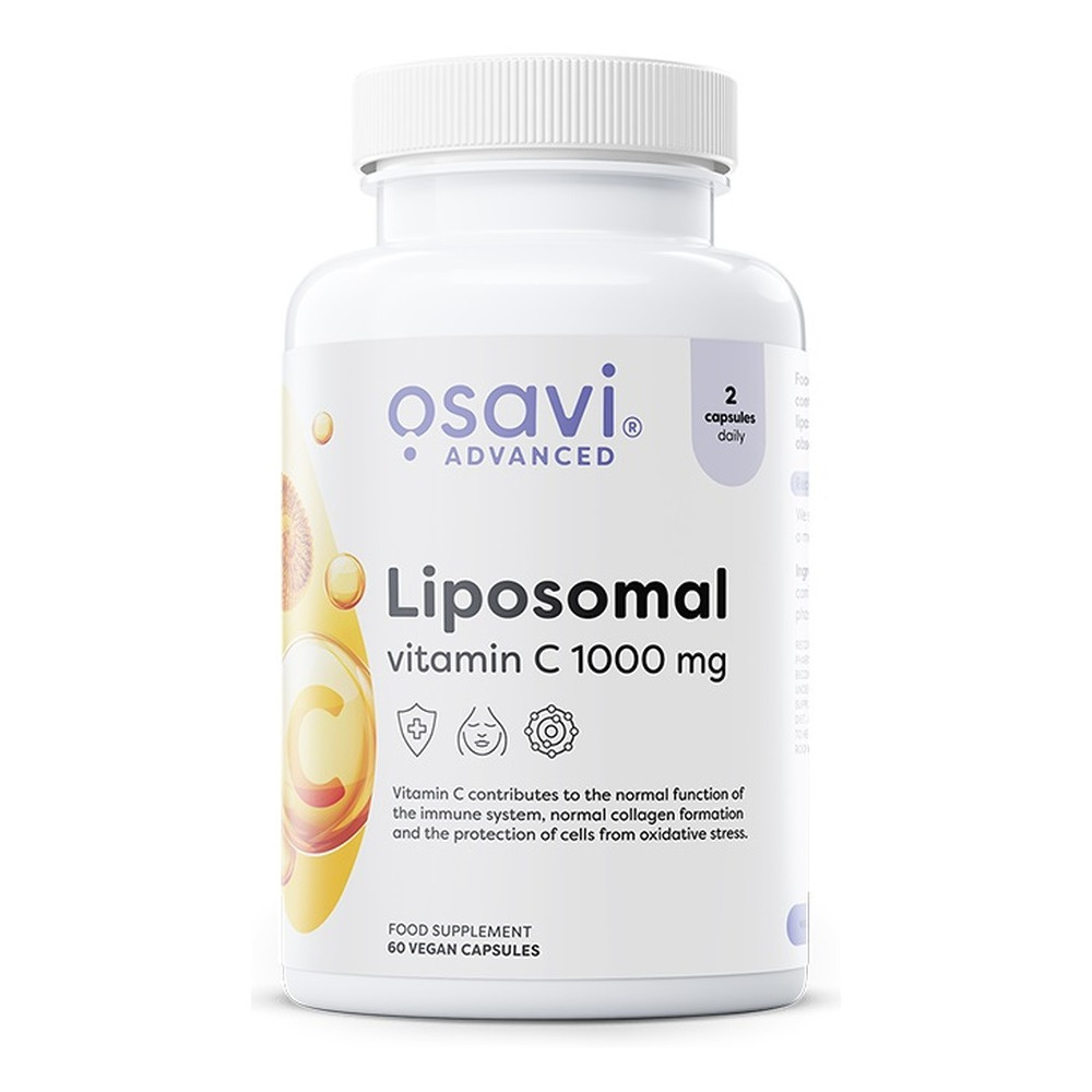 Osavi Witamina C Liposomalna 1000mg na Wsparcie Odporności 60 Kapsułek