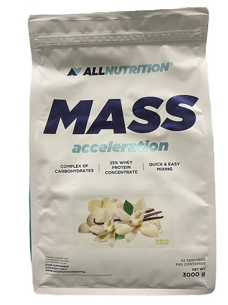 Allnutrition Mass Acceleration Vanilla Carbohydrate-Protein Complex 3000g