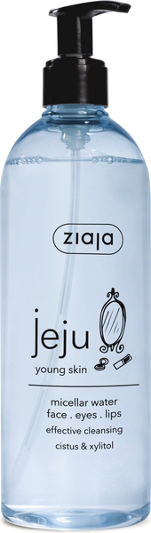 Ziaja Jeju Young Skin Płyn Micelarny dla Skóry Tłustej i Mieszanej 390ml