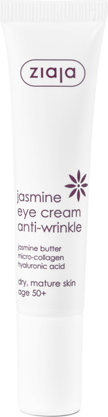 Ziaja Jasmine Eye and Eyelid Cream Against Wrinkles 50+ for Mature Skin 15ml