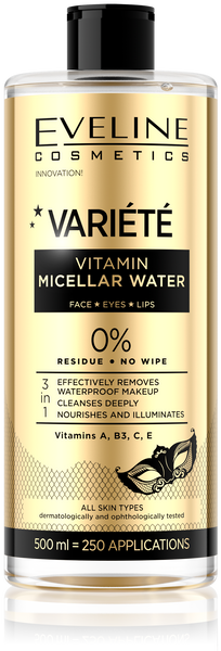 Eveline Variete Witaminowy Płyn Micelarny dla każdego Rodzaju Skóry 500ml