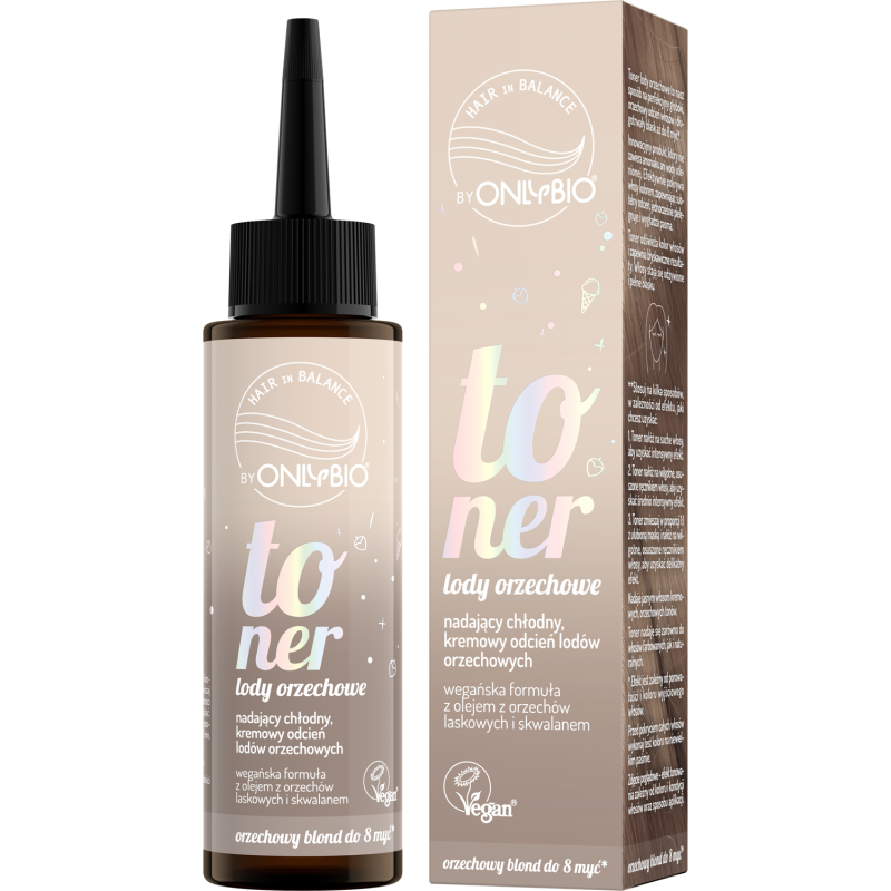 OnlyBio Hair in Balance Toner do Włosów Lody Orzechowe 100ml