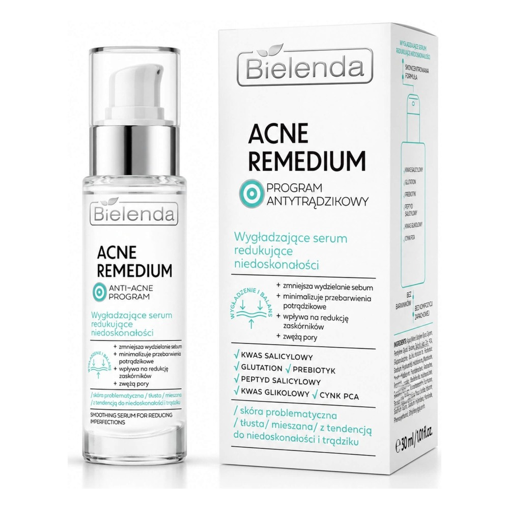 Bielenda Acne Remedium Smoothing Serum for Reducing Imperfections 30ml