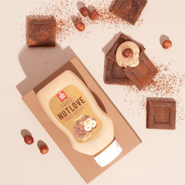 Allnutrition Nutlove Sauce Choco Hazelnut Sos na Bazie Kremu Orzechowego o Smaku Kakaowym 280ml