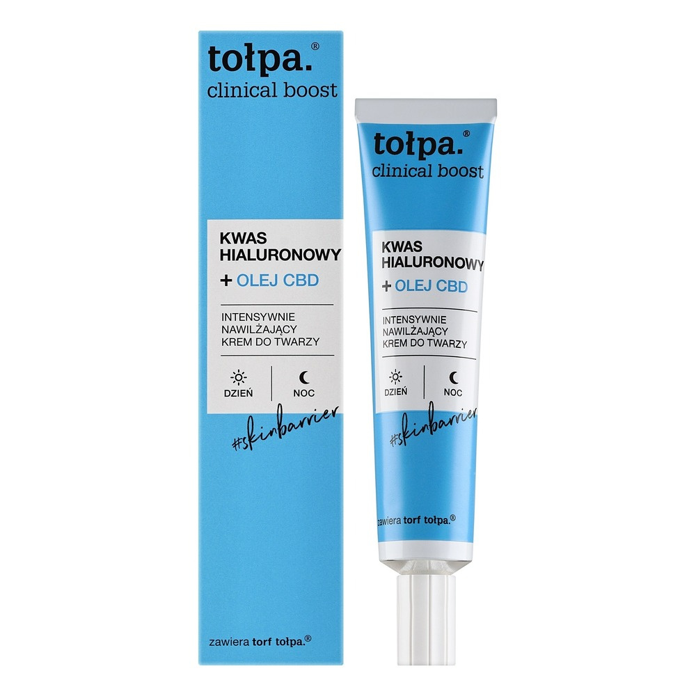 Tolpa Clinical Boost Intensively Moisturizing Face Cream with Hyaluronic Acid 40ml