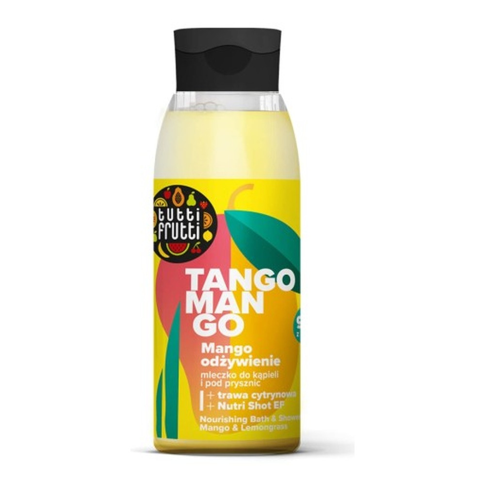 Tutti Frutti Odżywcze Mleczko do Kąpieli i pod Prysznic Mango i Trawa cytrynowa + Nutri Shot EF 400ml