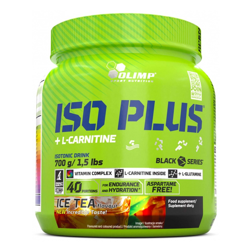 Olimp Nutrition Iso Plus Napój Izotoniczny w Proszku dla Nawodnienia i Wytrzymałości o Smaku Mrożonej Herbaty 700g