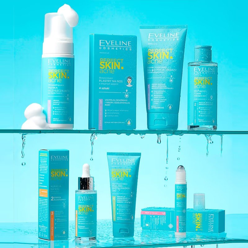 Eveline Perfect Skin Acne Spot Roll-On for Imperfections for Problematic Skin 15ml