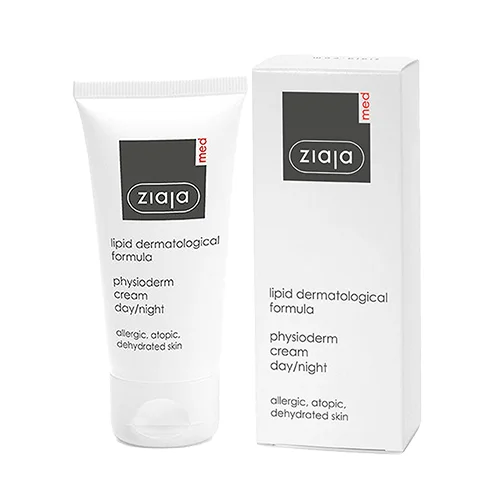 Ziaja Med Physioderm Lipid Treatment Cream for Atopic and Allergic Skin for Day and Night 50ml