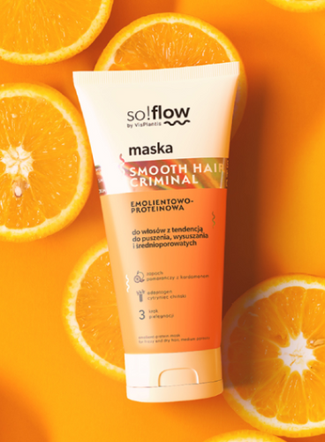 So!Flow Maska Emolientowo-Proteinowa do Włosów z Tendencją do Puszenia 200ml Best Before 04.12.26