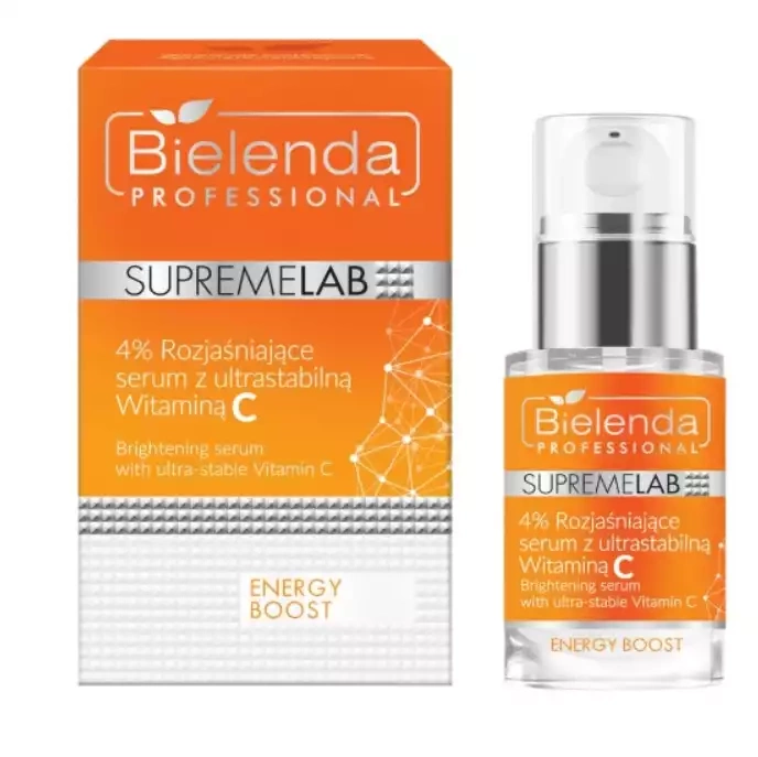 Bielenda Professional Supremelab Energy Boost Serum Rozjaśniające ze Stabilną Wit. C 15ml