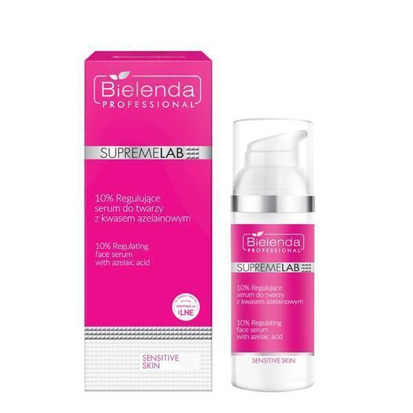 Bielenda Professional Supremelab Skóra Wrażliwa 10% Serum Regulujące do Twarzy z Kwasem Azelainowym 50ml