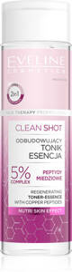 Eveline Clean Shot Regenerating Tonic-Essence 5% Complex Copper Peptides for all Skin Types 200ml