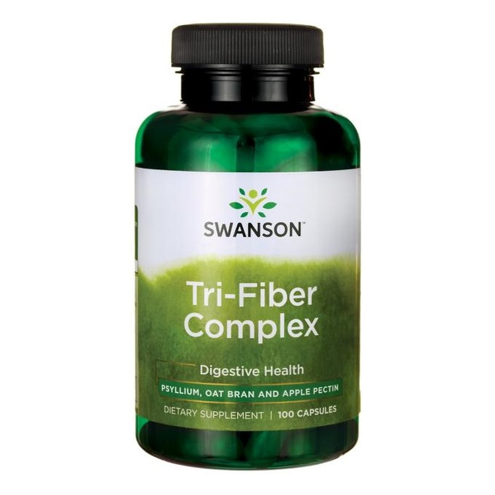 Swanson Tri-Fiber Complex Źródło Błonnika Pokarmowego 100 Kapsułek