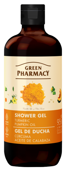 Green Pharmacy Żel pod Prysznic Kurkuma i Olejek Dyniowy 500ml