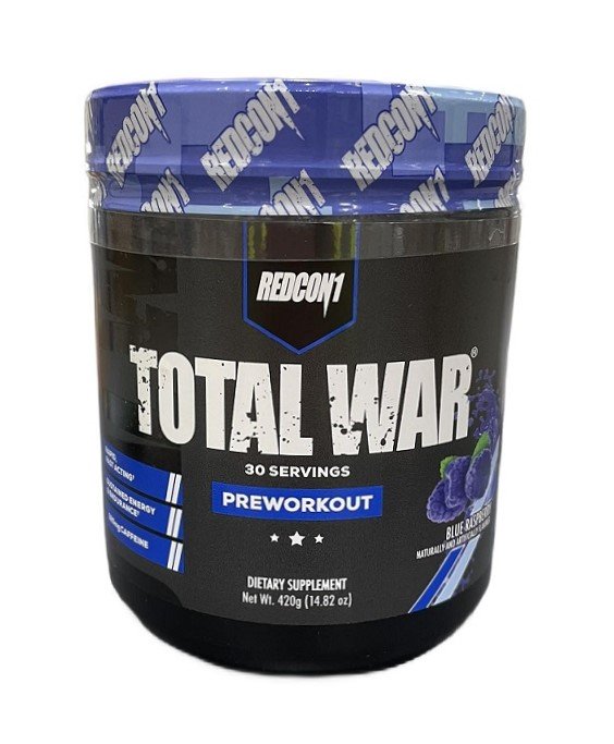 Total War - Preworkout, Blue Raspberry - 420g