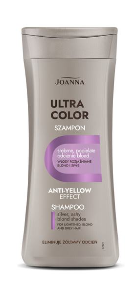Joanna Ultra Color Silver Shampoo Silver Ash Blonde Shades 200ml