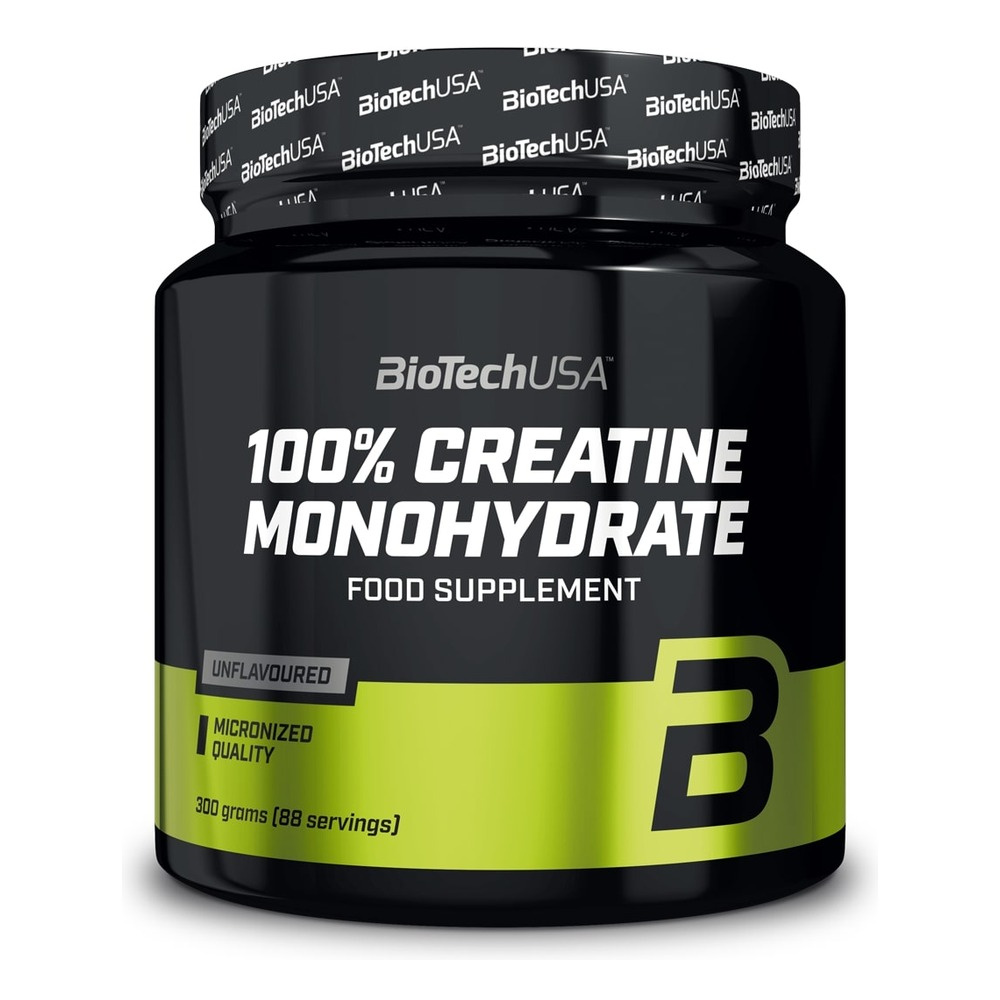 BioTechUSA 100% Creatine Monohydrate Monohydrat kreatyny, Bez smaku 300g
