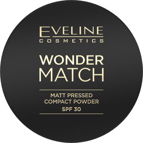 Eveline Wonder Match Matowy Puder Prasowany z Filtrem Ochronnym SPF30 Nr 02 Medium Beige 8g