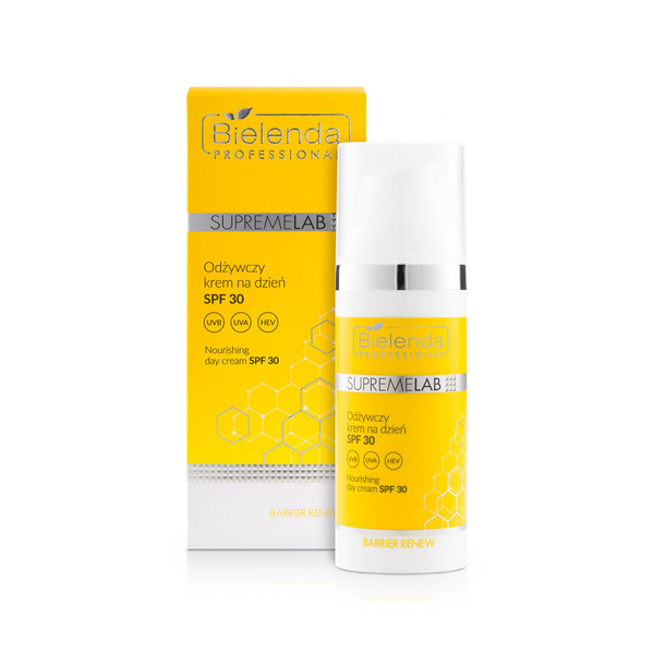 Bielenda Professional Supremelab Barrier Renew Odżywczy Krem SPF 30 dla Skóry Suchej i Odwodnionej na Dzień 50ml