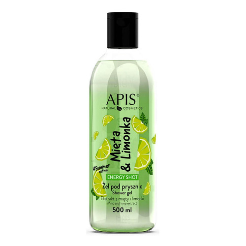 Apis Energy Shot Żel pod Prysznic Mięta & Limonka Summer Edition 500ml