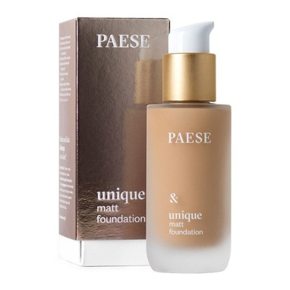 Paese Unique Matt Foundation Pielęgnujący Podkład Matujący Nr 607 Honey 30ml