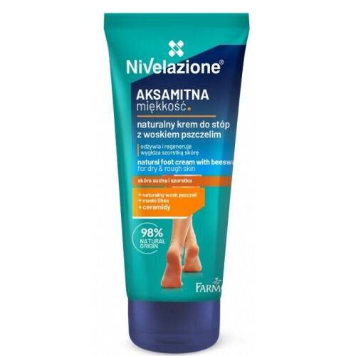 Nivelazione Natural Foot Cream with Beeswax for Dry and Rough Skin 75ml