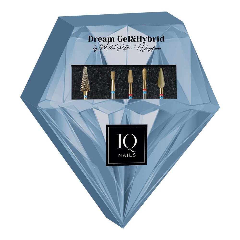 IQ Nails Dream Gel and Hybrid Manicure Set All in One 6pcs